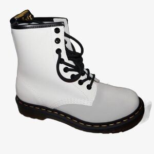White Patent Leather Doc Martens